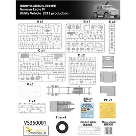 Vespid Models 1:35 Eagle IV - GERMAN UTILITY VEHICLE 2011 PRODUCTION