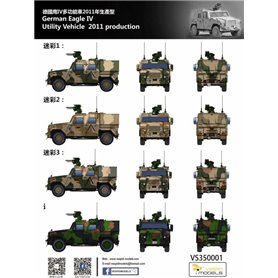 Vespid Models 1:35 Eagle IV - GERMAN UTILITY VEHICLE 2011 PRODUCTION