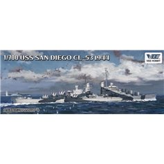 Vee Hobby 1:700 USS San Diego CL-53 1944 