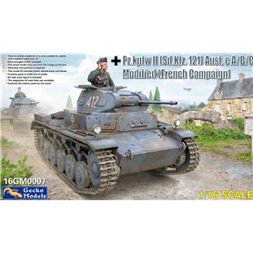 Gecko Models 16GM0007 Pz.Kpfw. II (Sd.Kfz. 121) Ausf. C A/B/C Modified (French Campaign)