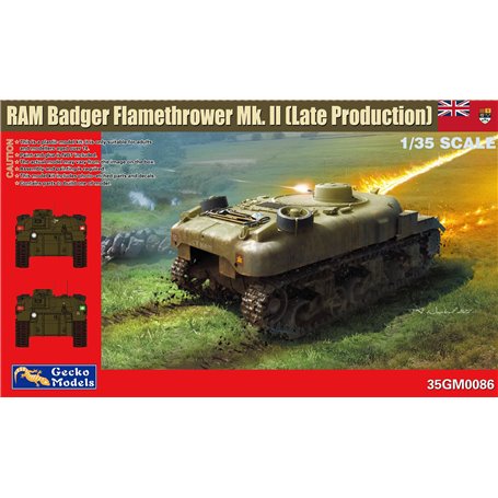 Gecko Models 35GM0086 RAM Badger Flamethrower Mk. II (Late Production)