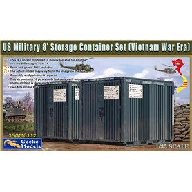 Gecko Models 35GM0112 US Military 8's Storage Container Set (Vietnam War Era)