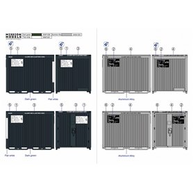 Gecko Models 1:35 US MILITARY 8S STORAGE CONTAINER SET - VIETNAM WAR ERA