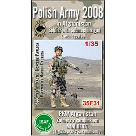Toro 35F31 Wojsko Polskie w Afganistanie 2008 - Żołnież z Karabinkiem Mini Beryl