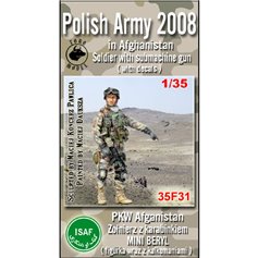 Toro 1:35 Polish Army 2008 in Afghanistan - soldier w/Mini Beryl gun 