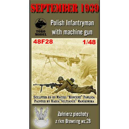 Toro 48F28 Wrzesień 1939 - Żołnierz Piechoty z RKM Browning wz.28