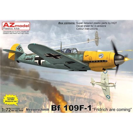 AZ Models 7859 Messerschmitt Bf 109F-1 "Fridrich are Coming"