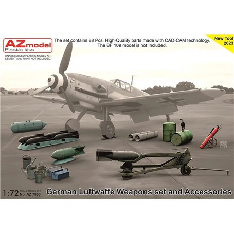 AZ Models 7860 German Luftwaffe Weapons set and Accessories