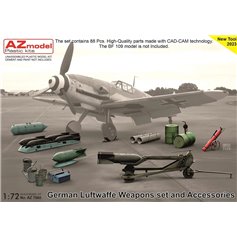 AZ Models 1:72 GERMAN LIFTWAFFE WEAPONS AND ACCESSORIES