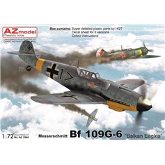 AZ Models 1:72 Messerschmitt Bf-109 G-6 - BALKAN EAGLES