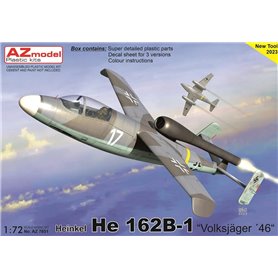 AZ Models 1:72 Heinkel He-162 B-1 - VOLKSJAGER 1946