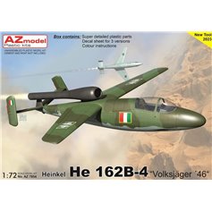 AZ Models 1:72 Heinkel He-162 B-4 - VOLKSJAGER 1946 