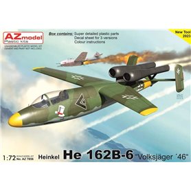 AZ Models 7856 Heinkel He 162B-6 "Volksjager '46"