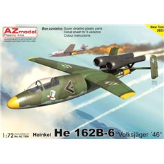 AZ Models 1:72 Heinkel He-162 B-6 - VOLKSJAGER 1946
