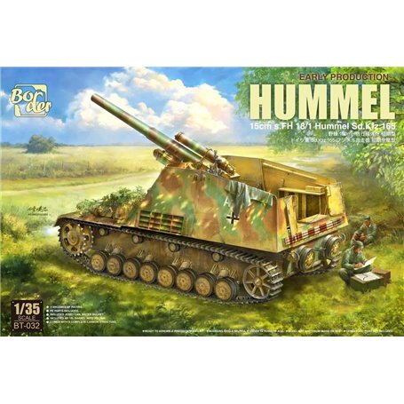 Border Model BT-032 Hummel Sd.Kfz.165 15 cm s.FH 18/1 Early Production