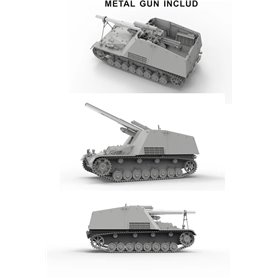 Border Model 1:35 Sd.Kfz.165 15cm s.FH 18/1 Hummel - EARLY PRODUCTION