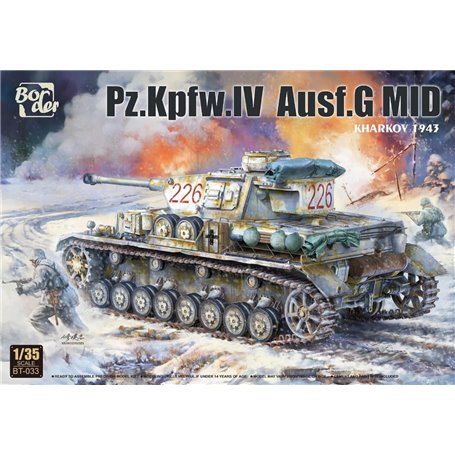 Border Model BT-033 Pz.Kpfw.IV Ausf. G MID Kharkov 1943