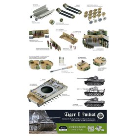 Border Model TK7205 Tiger I Initial Sd.Kfz.181 (Eared Tiger)