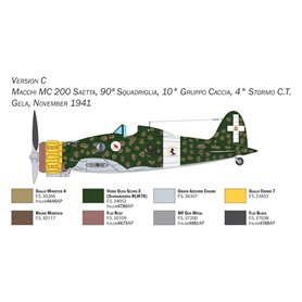 Italeri 1:48 Macchi MC.200 Serie XXI-XXIII