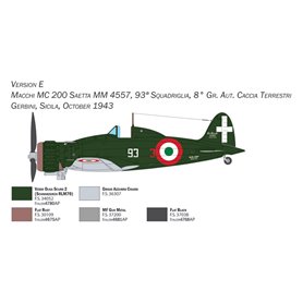 Italeri 1:48 Macchi MC.200 Serie XXI-XXIII