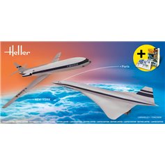 Heller 1:100 Caravelle + Concorde 