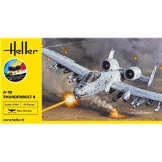 Heller 1:144 A-10 Thunderbolt II - STARTER KIT - z farbami