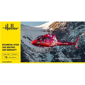 Heller 80490 Ecureuil H125 (AS 350 B3) Air Zermatt 1/48