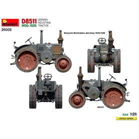 Mini Art 1:24 D8511 Model 1936 - GERMAN INDUSTRIAL TRACTOR