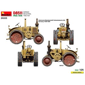 Mini Art 1:24 D8511 Model 1936 - GERMAN INDUSTRIAL TRACTOR