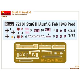 Mini Art 72101 StuG III Ausf. G Feb 1943 Alkett Prod.