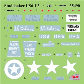 ICM 1:35 Studebaker US6-U3 - US MILITARY TRUCK