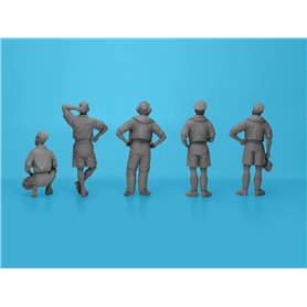 ICM 1:48 RAF PILOTS IN TROPICAL UNIFROMS - 1941-1945