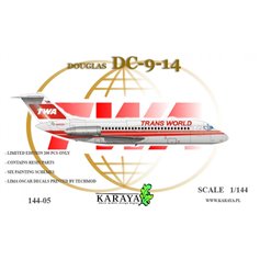 Karaya 1:144 Douglas DC-9-14 TWA 