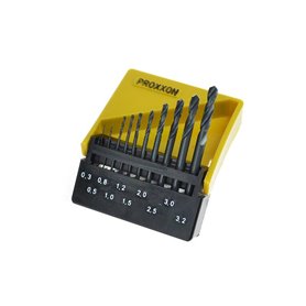 Proxxon Zestaw wierteł HSS 0.3mm - 3.2mm - 10szt.