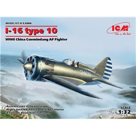 ICM 32006 I-16 Type 10 WWII China Guomindang AF Fighter