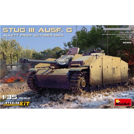 Mini Art 1:35 Sturmgeschutz StuG.III Ausf.G - ALKETT PRODUCTION OCTOBER 1943 - INTERIOR KIT