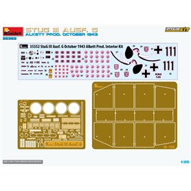 Mini Art 1:35 Sturmgeschutz StuG.III Ausf.G - ALKETT PRODUCTION OCTOBER 1943 - INTERIOR KIT