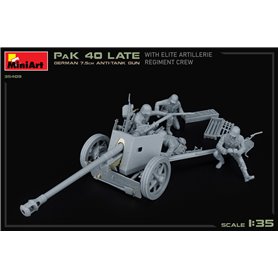 Mini Art 35409 PaK 40 LAte German 7,5 cm Anti-Tank Gun With Elite Artillery Regiment Crew