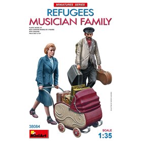 Mini Art 38084 Refugees Musician Family