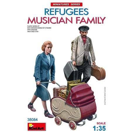 Mini Art 38084 Refugees Musician Family