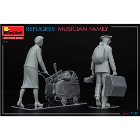 Mini Art 1:35 REFUGEES MUSICIAN FAMILY