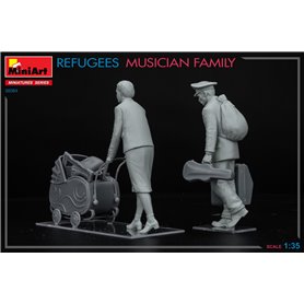 Mini Art 1:35 REFUGEES MUSICIAN FAMILY