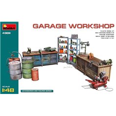 Mini Art 1:48 GARAGE WORKSHOP 