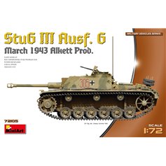 Mini Art 1:72 Sturmgeschutz StuG.III Ausf.G - MARCH 1943 ALKETT PRODUCTION