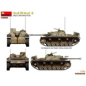 Mini Art 1:72 Sturmgeschutz StuG.III Ausf.G - MARCH 1943 ALKETT PRODUCTION
