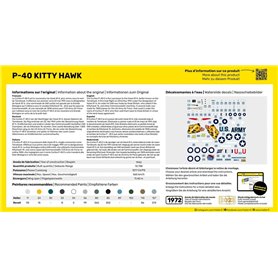 Heller 56266 Starter Kit - P-40 Kitty Hawk