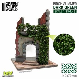 Green Stuff World BIRCH SUMMER DARK GREEN - LARGE