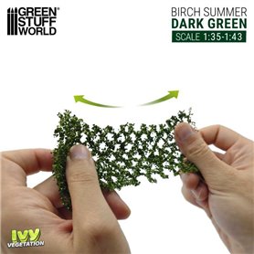 Green Stuff World BIRCH SUMMER DARK GREEN - LARGE