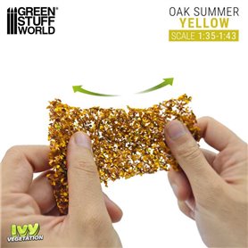 Green Stuff World Ivy sheets - Oak Autumm 1:35/1:43 Yellow