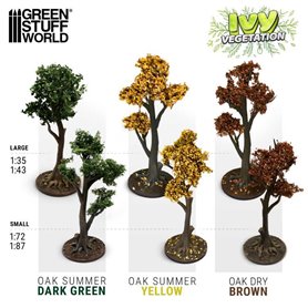 Green Stuff World Ivy sheets - Oak Dry 1:35/1:43 Brown